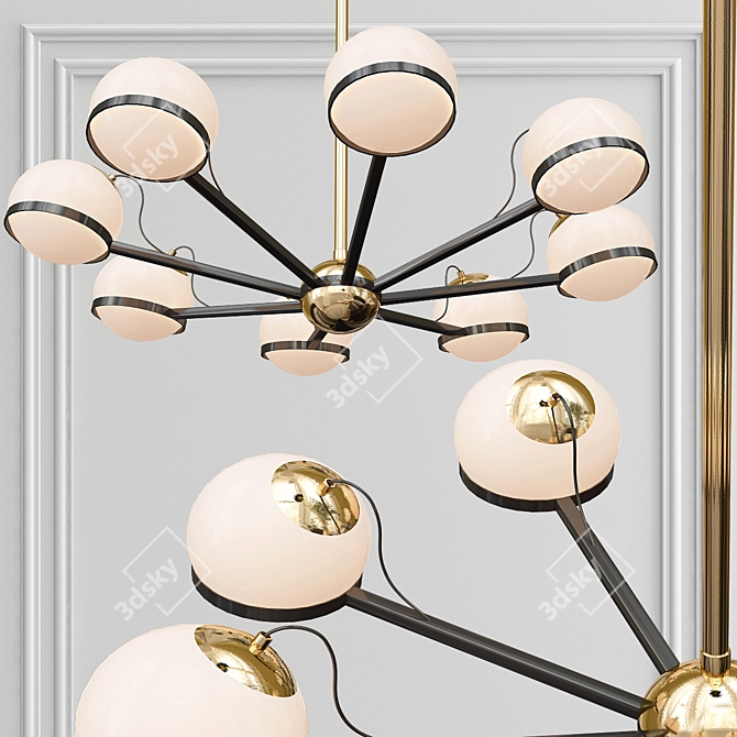 Elegant Lumina Pendant Light 3D model image 1