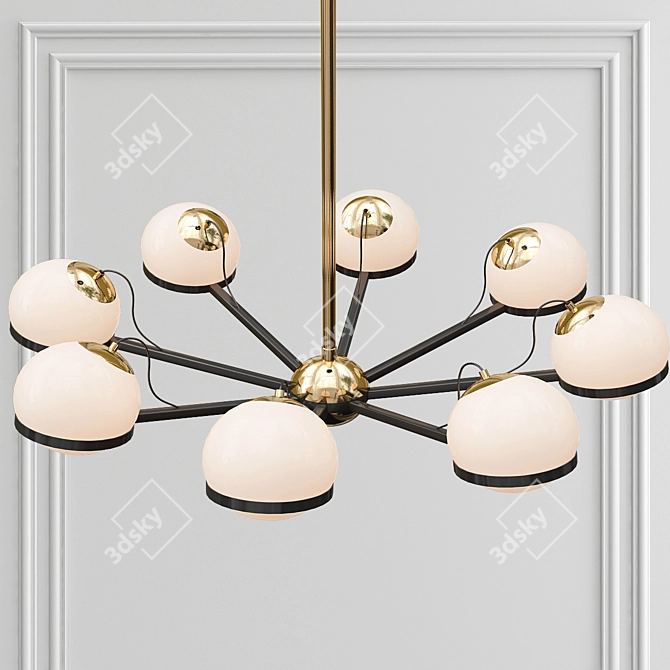 Elegant Lumina Pendant Light 3D model image 3