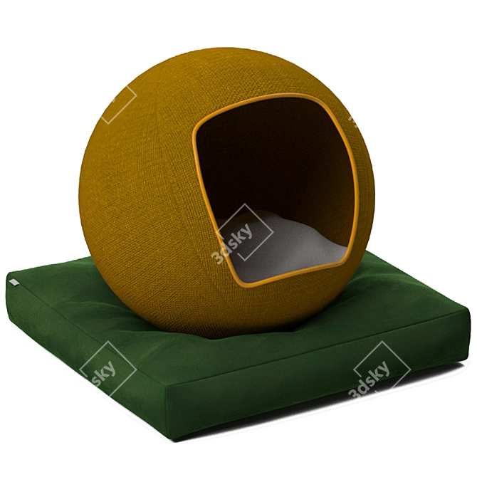 Cozy Haven for Feline Friends 3D model image 1