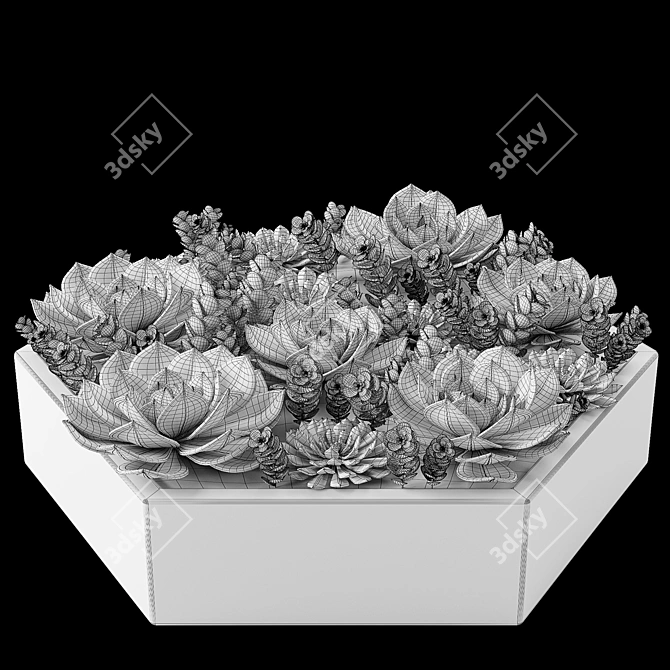Marble Trough: Elegant and Luxurious 3D model image 4