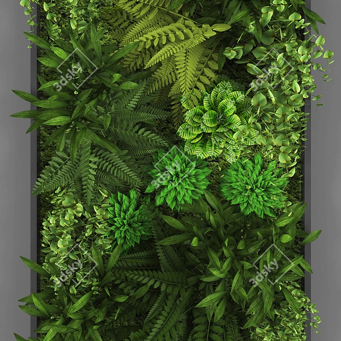 Vertical Green Oasis 3D model image 2