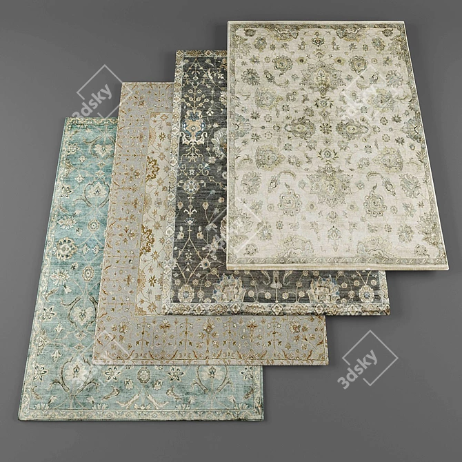 Luxe Loloi Rugs Collection 3D model image 1