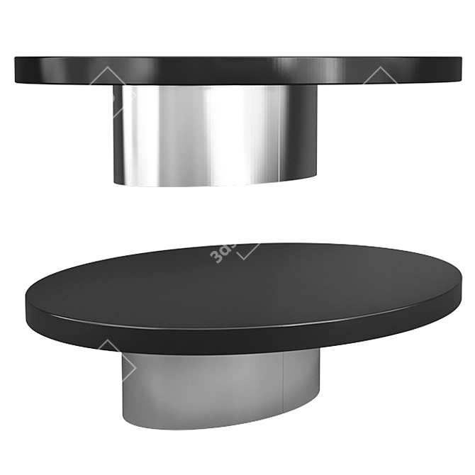 Elegant Minimalist Raymond Table 3D model image 1