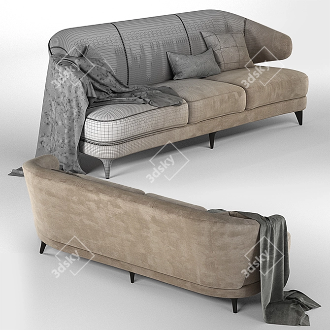 Amir Sayyadi Collection Armchair 3D model image 3