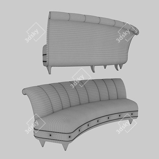 Elegance Personified: Jumelle Sofa 3D model image 4