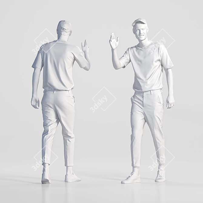 Ivan 1310 - High-Resolution 3D Character 3D model image 4