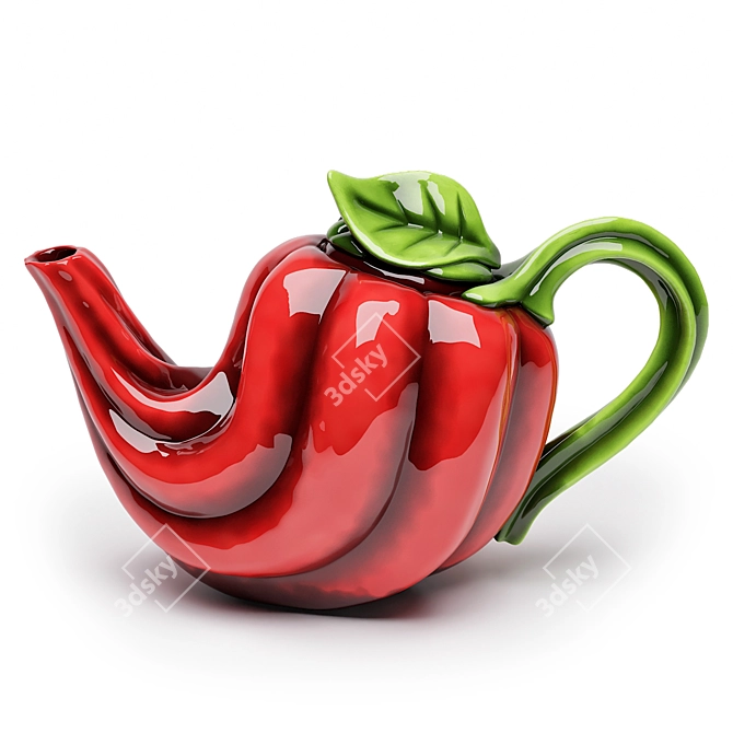 Spice Kettle: Stylish Teapot for Pepper 3D model image 2