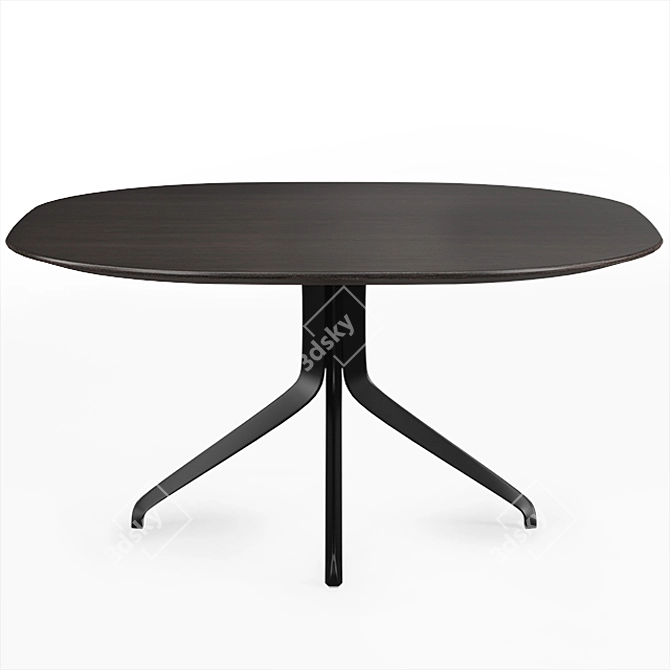 Elegant Minotti Claydon Table 3D model image 1