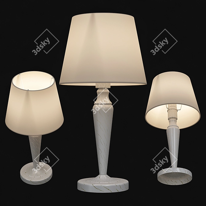 Elegant ORLEAN A9311LT-1WG PendantLight 3D model image 1