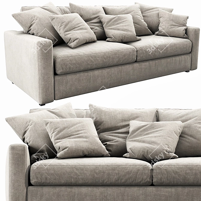 Modern Linteloo Fabio Sofa 3D model image 2