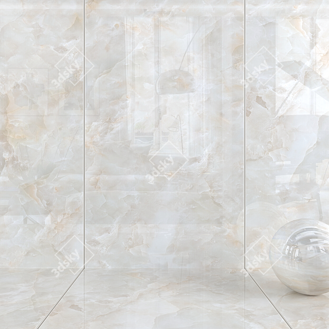 Natura Karen Wall Tiles - High Quality Multi-Texture Wall and Floor Tiles 3D model image 1