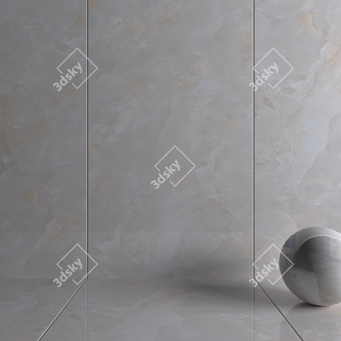 Karen White Wall Tiles: Multi-textured HD Collection 3D model image 3