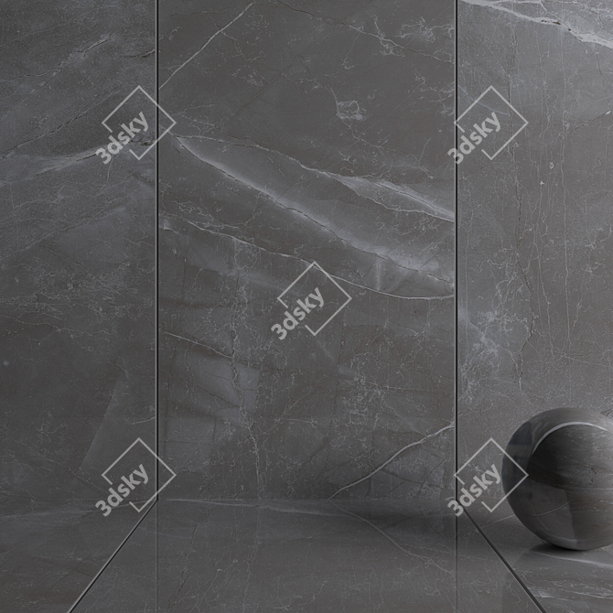 LIMA FUME Wall Tiles - Stylish Multi-Texture Collection 3D model image 3