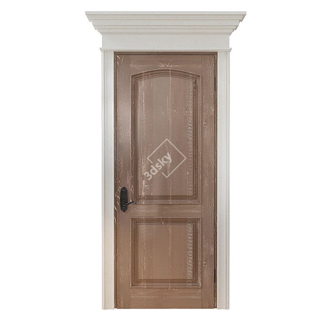 Ethno Classic Interior Door 3D model image 1