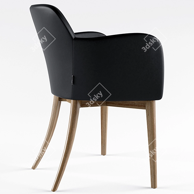 Miranda Cantilever Chair: Comfortable, Inviting Design 3D model image 2
