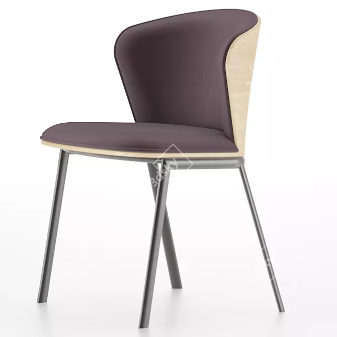 Contemporary Billa Chair 3D model image 3