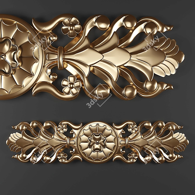  Versatile 3D Decorative Model 3D model image 1