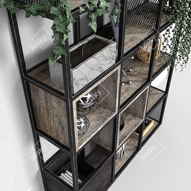 Urban Loft Shelf 3D model image 5