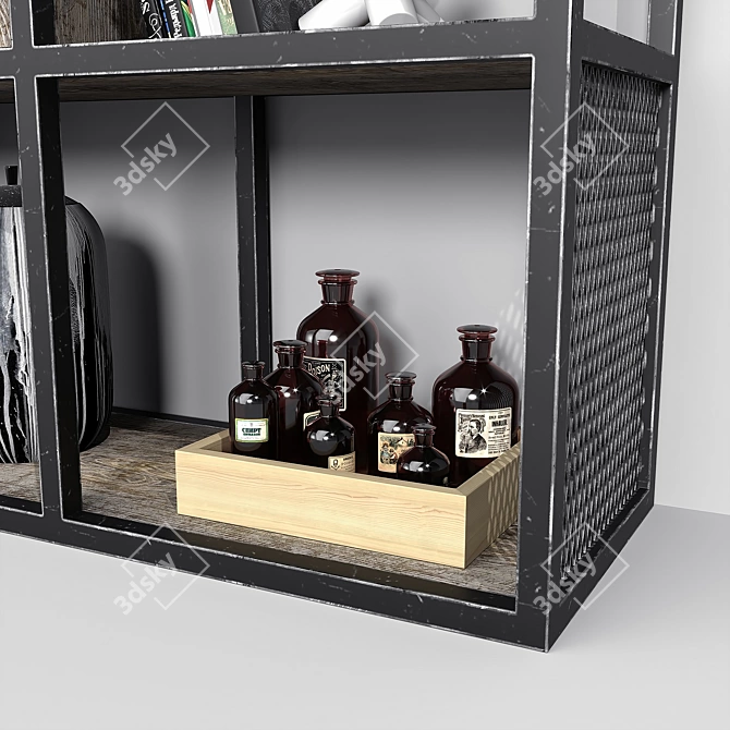 Urban Loft Shelf 3D model image 6