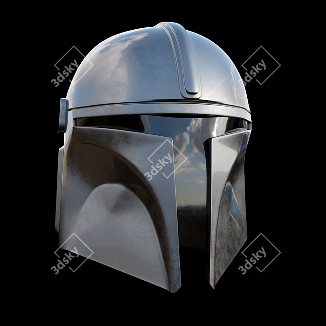 Mandalore Helmet Replica 3D model image 1