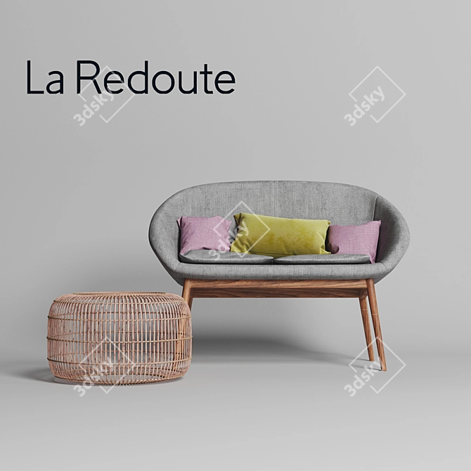 La Redoute Jimi: Sleek Modern Design 3D model image 1