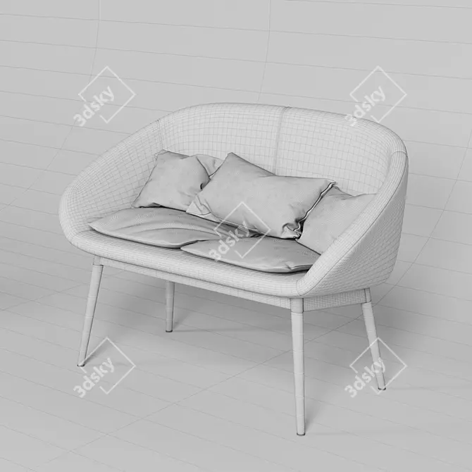 La Redoute Jimi: Sleek Modern Design 3D model image 9