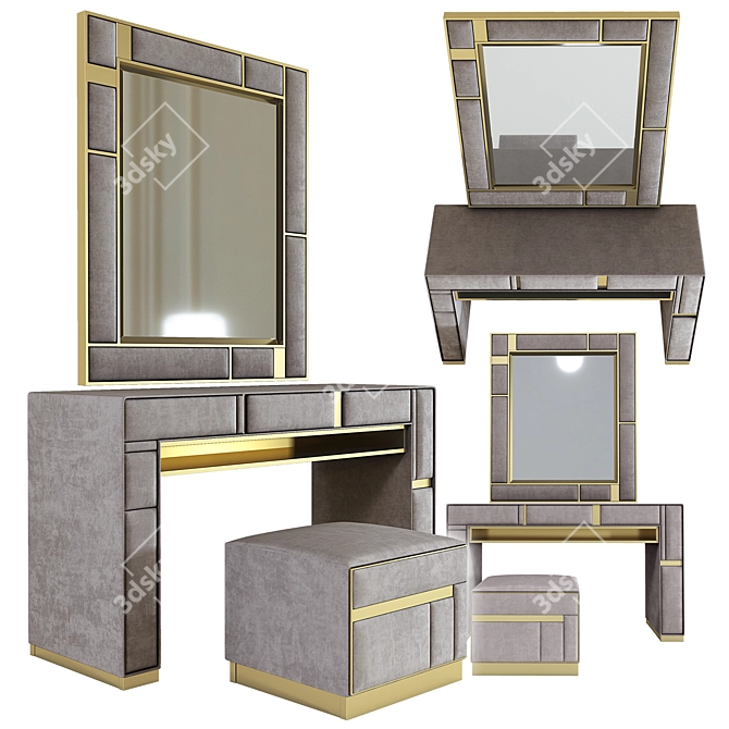 Eleganzia Vanity Table 3D model image 1