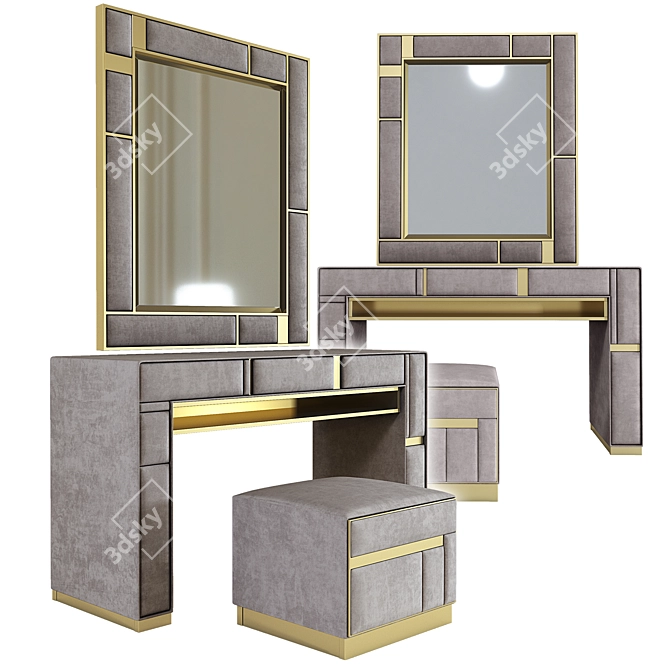 Eleganzia Vanity Table 3D model image 3