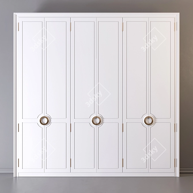 47" Cabinet Storage Solution 3D model image 1