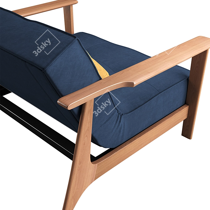 Versatile SPLITBACK FREJ Armchair 3D model image 4