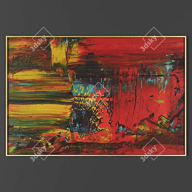 Elegant Frame for Art 3D model image 1