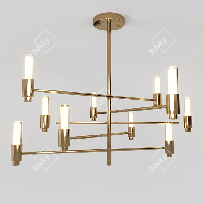 InoDesign Level 40.1214 Chandelier 3D model image 1