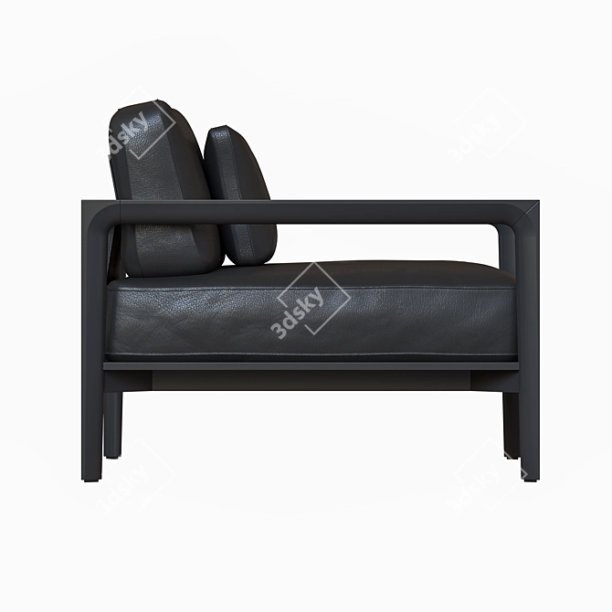 Modern Ling Armchair by SP01 3D model image 2