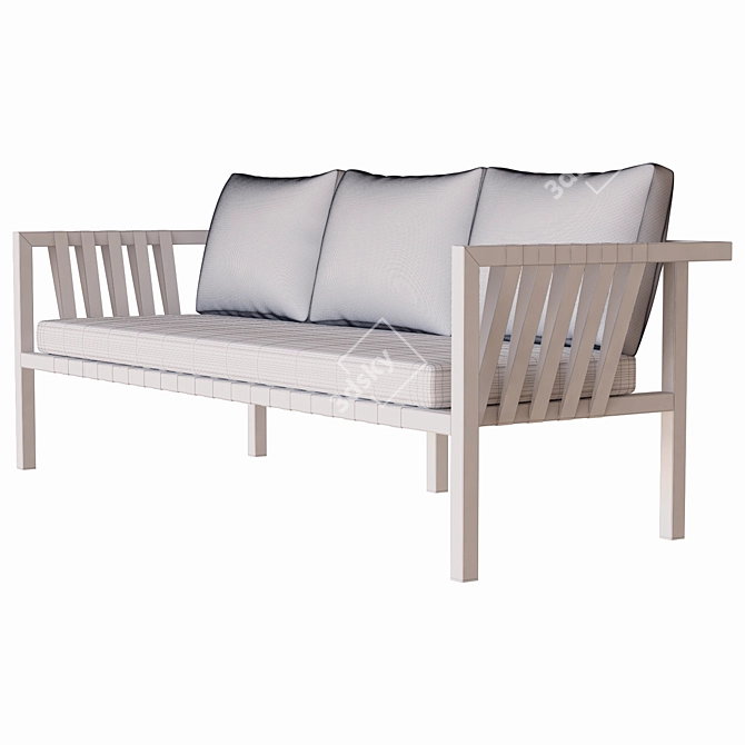 Hive Jibe 3-Seater Outdoor Sofa 3D model image 3