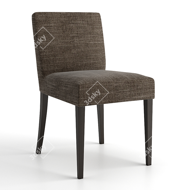 Elegant French Line Chair 3D model image 1