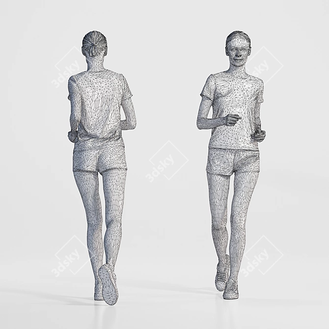 Natalia_1046 - High-Resolution Character Model Kit 3D model image 4