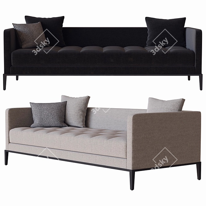 Timeless Elegance: Simpliciter Sofa by B&B Italia 3D model image 1