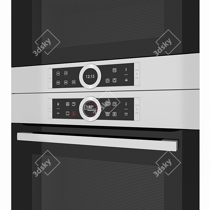 Bosch Series 8: Versatile Kitchen Appliances 3D model image 4