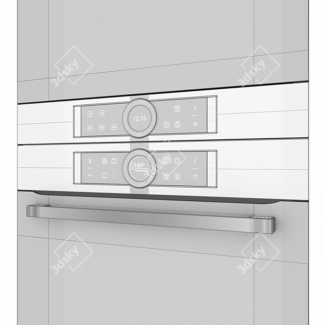 Bosch Series 8: Versatile Kitchen Appliances 3D model image 5