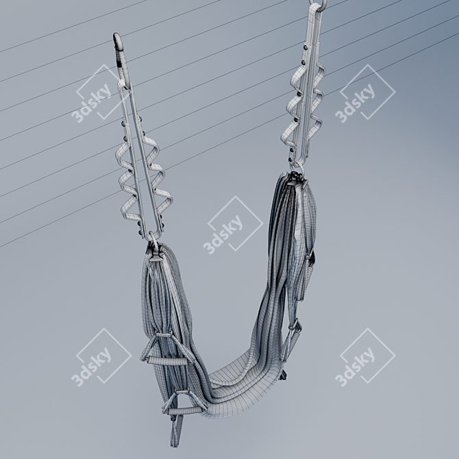 GravityDefying Fitness Swing 3D model image 4