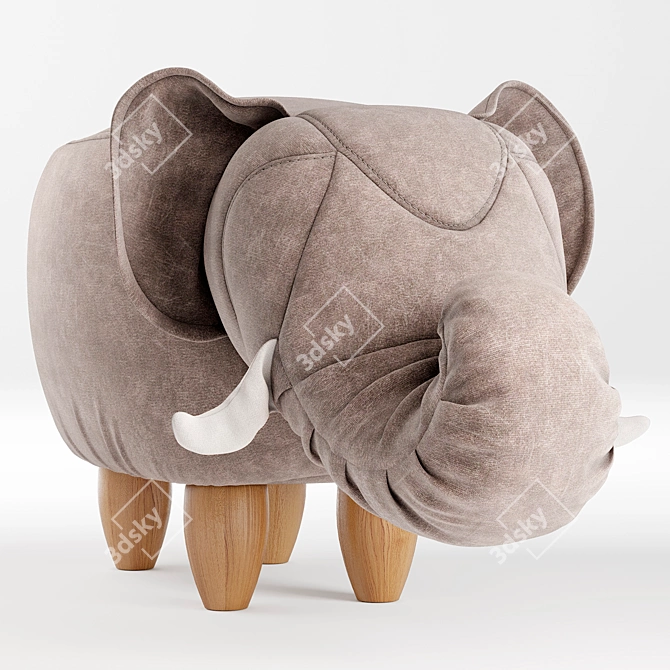 Elephant Bean Bag Chair 3D model image 3