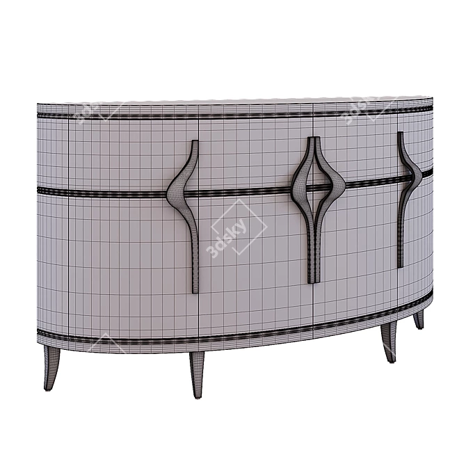 Garda Decor MDF Commode ART-4500-S 3D model image 3