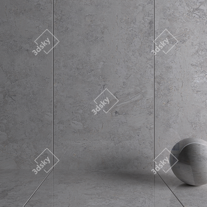 Moonstone Sand Wall Tiles - High-Quality Multi-Texture Design 3D model image 3