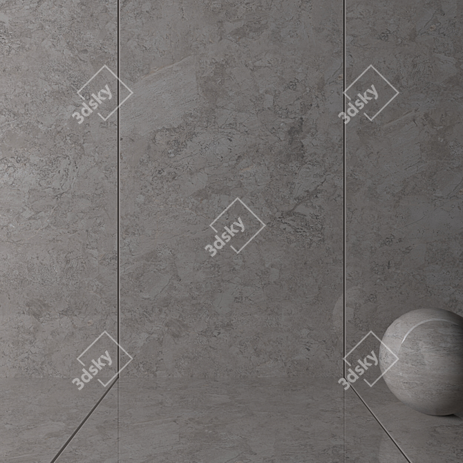 Moonstone Vizon Wall Tiles: Multi-Texture, High-Quality, 6 HD Textures 3D model image 2