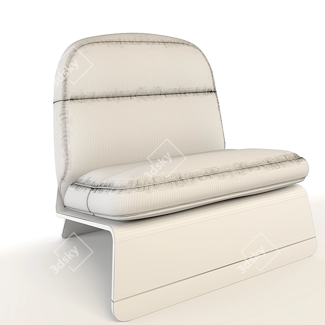 Baxter Greta: Sleek and Stylish Chair 3D model image 3