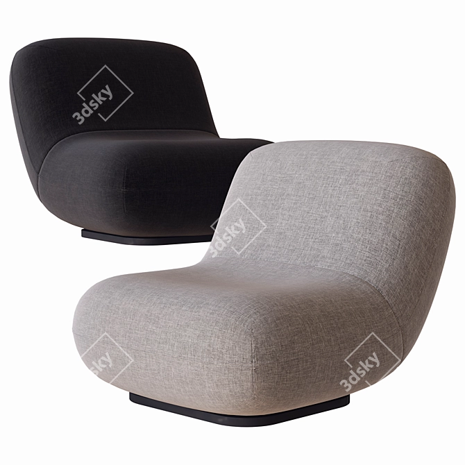 BoConcept Chelsea Chair: Modern Elegance 3D model image 2