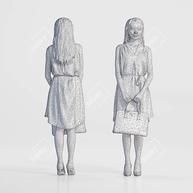 High-Res CG Character Model 3D model image 4