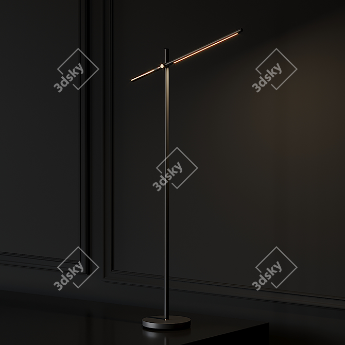 Modern LUMO Floor Lamp 3D model image 2