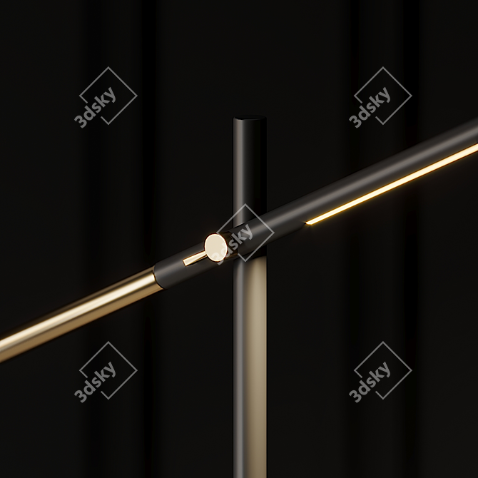 Modern LUMO Floor Lamp 3D model image 3