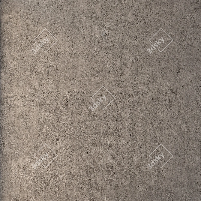 Seamless Stucco Gray Texture 3D model image 4